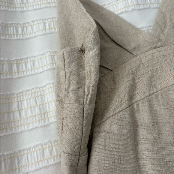 Zara Natural Linen Dress - Picture 3 of 5